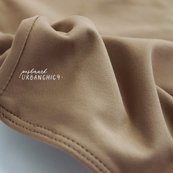 NWT ARITZIA Babaton Contour Squareneck Tank Bodysuit Dark Sand Brown size XS - Picture 9 of 13